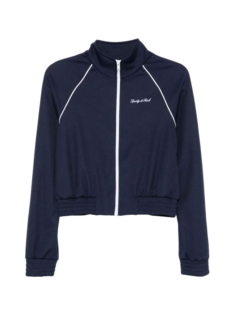 Logo-Embroidered Piped Jacket by Sporty & Rich