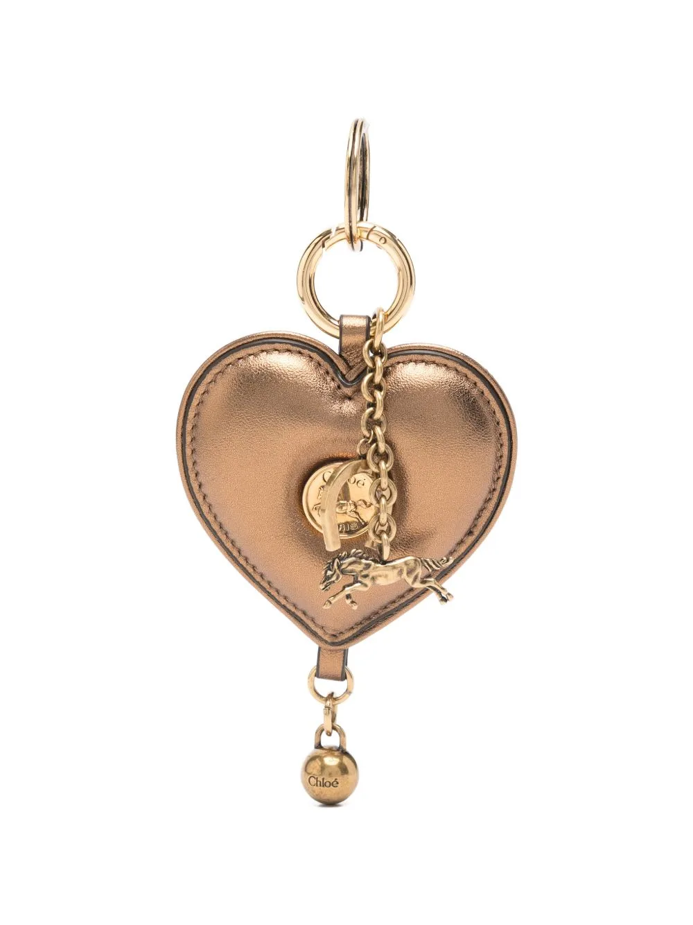 Heart-Shape Keyring by Chloé