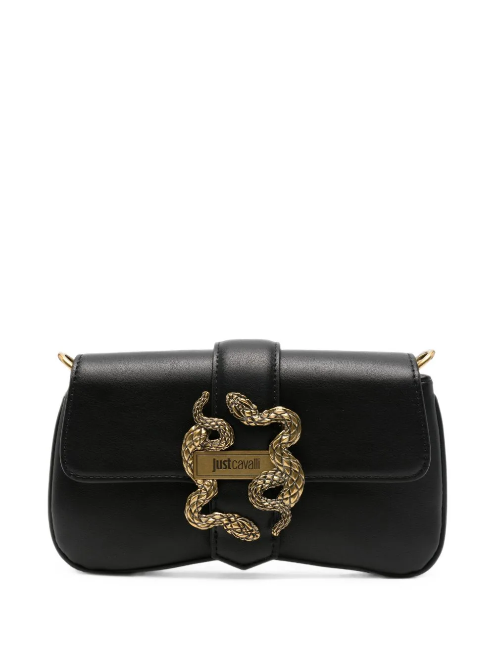 Snake-Plaque Clutch Bag by Just Cavalli