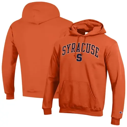 Champion Orange Syracuse Orange Arch Over Logo Pullover Hoodie by Champion