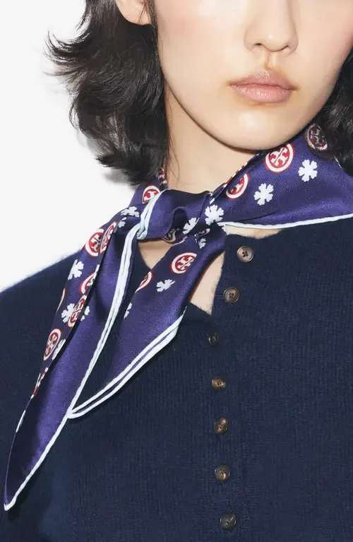 Silk Triangle Scarf by Tory Burch