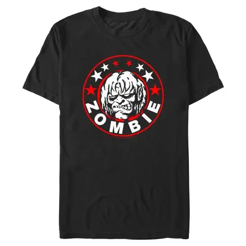 Undead Badge Short Sleeve Graphic T-Shirt by Rob Zombie