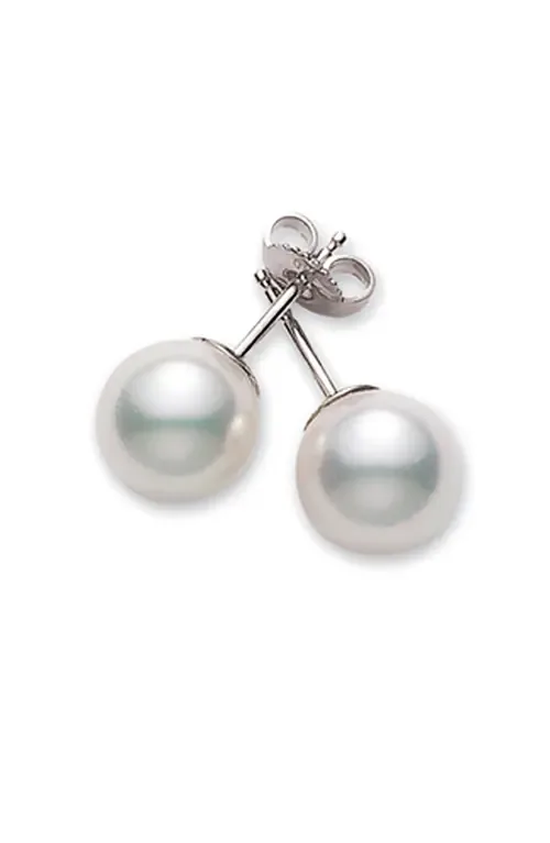 Stud Earrings by Mikimoto