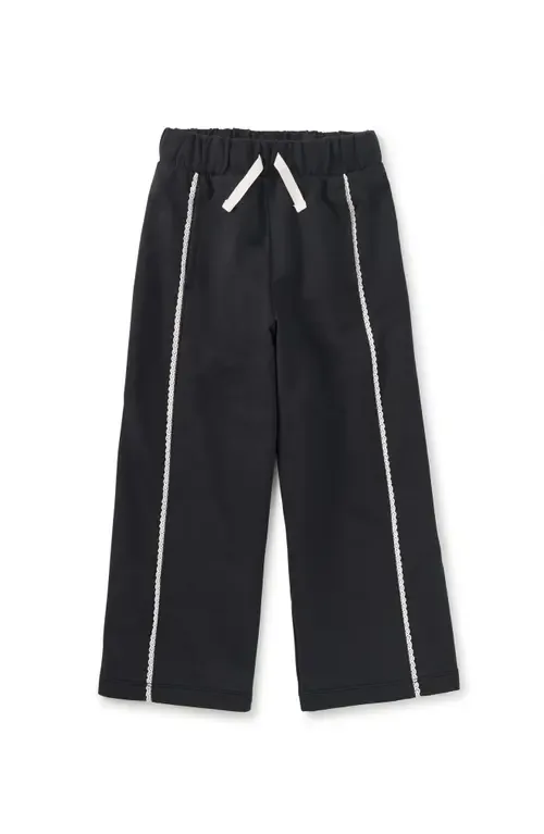 Lace Trim Track Pants by Tea Collection