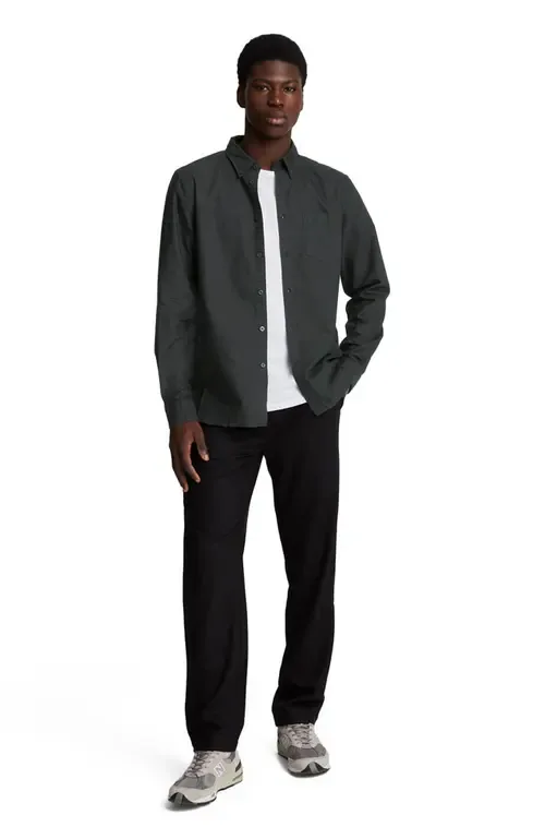 Tonal Eagle Plain Oxford Shirt by Lyle & Scott