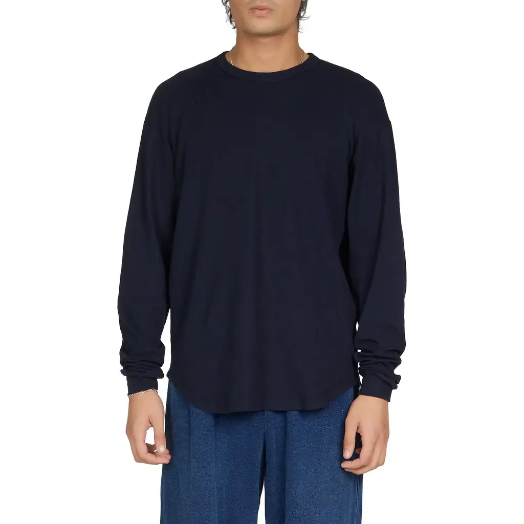 Double Jersey Baseball Hem Tee by Les Tien