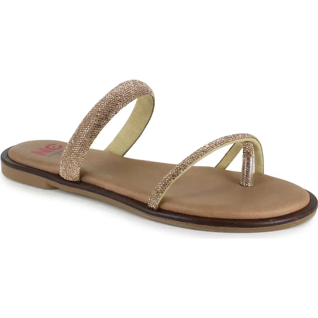 Alicante Crystal Slide Sandal by National Comfort