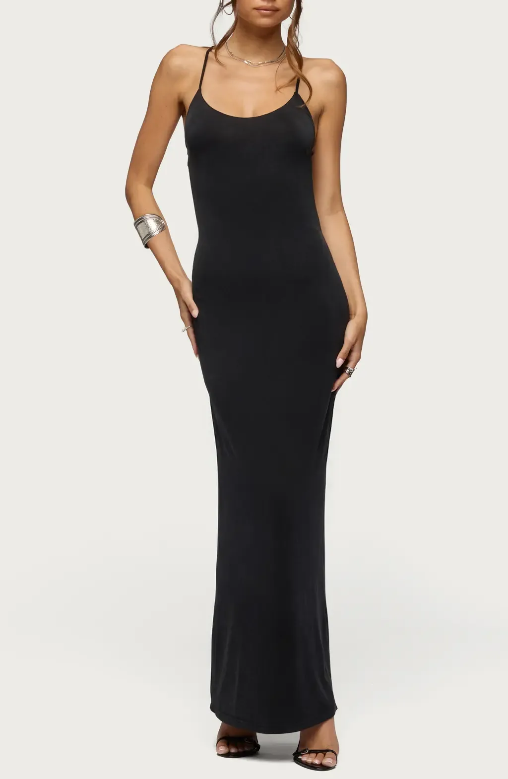 Zhuri Ring Backless Maxi Dress
