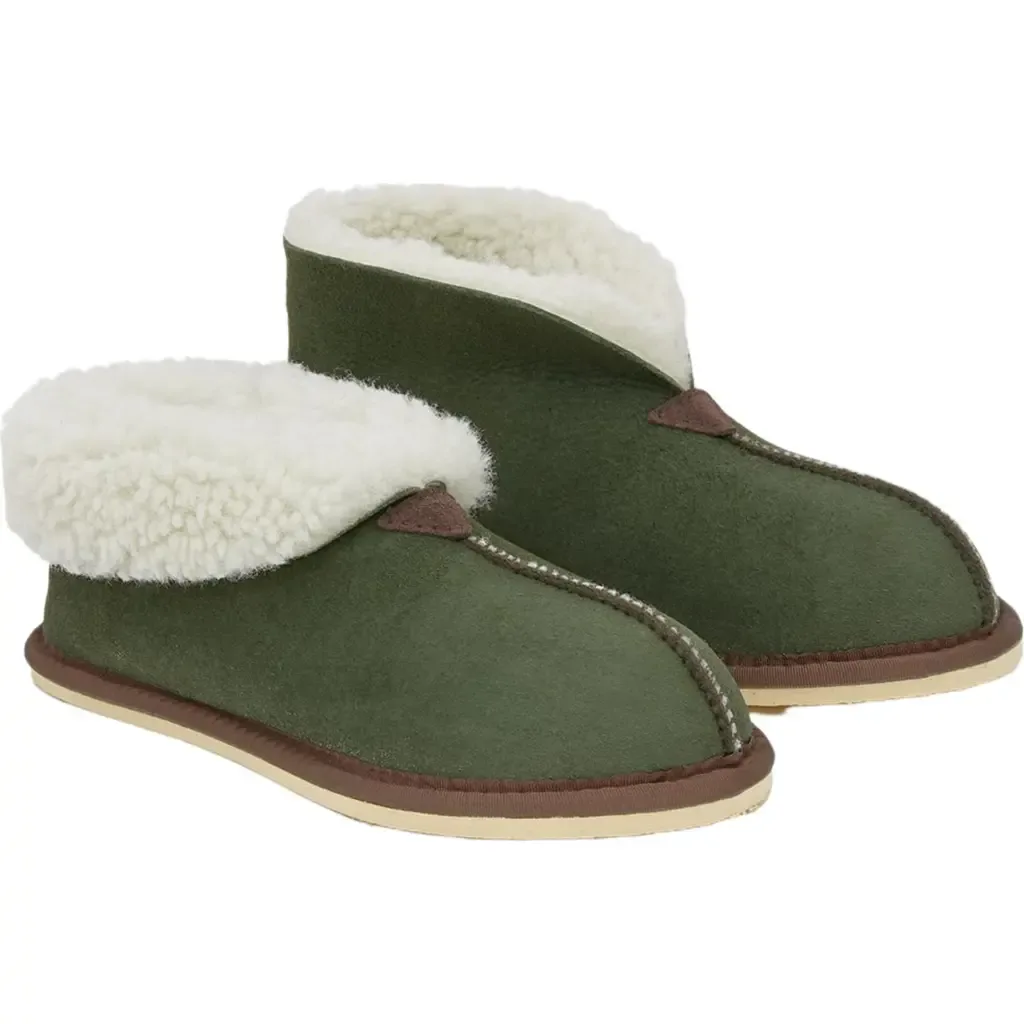 Shearling Bootee Slippers by Celtic & Co.