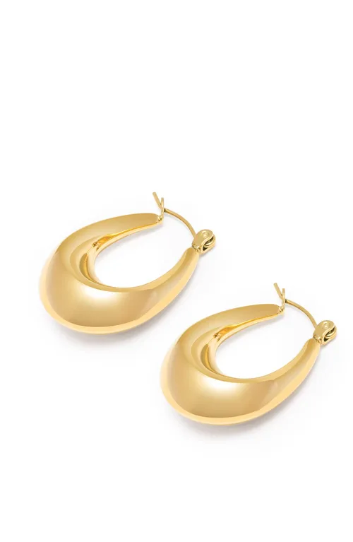 Clasp Hoop Earrings by Nialaya
