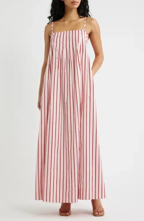 Arletta Stripe Maxi Dress by Petal & Pup