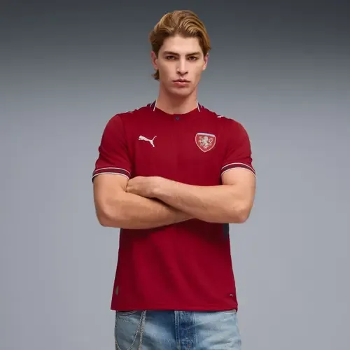 Puma Red Czech Republic National Team 2026 Home Replica Jersey by PUMA