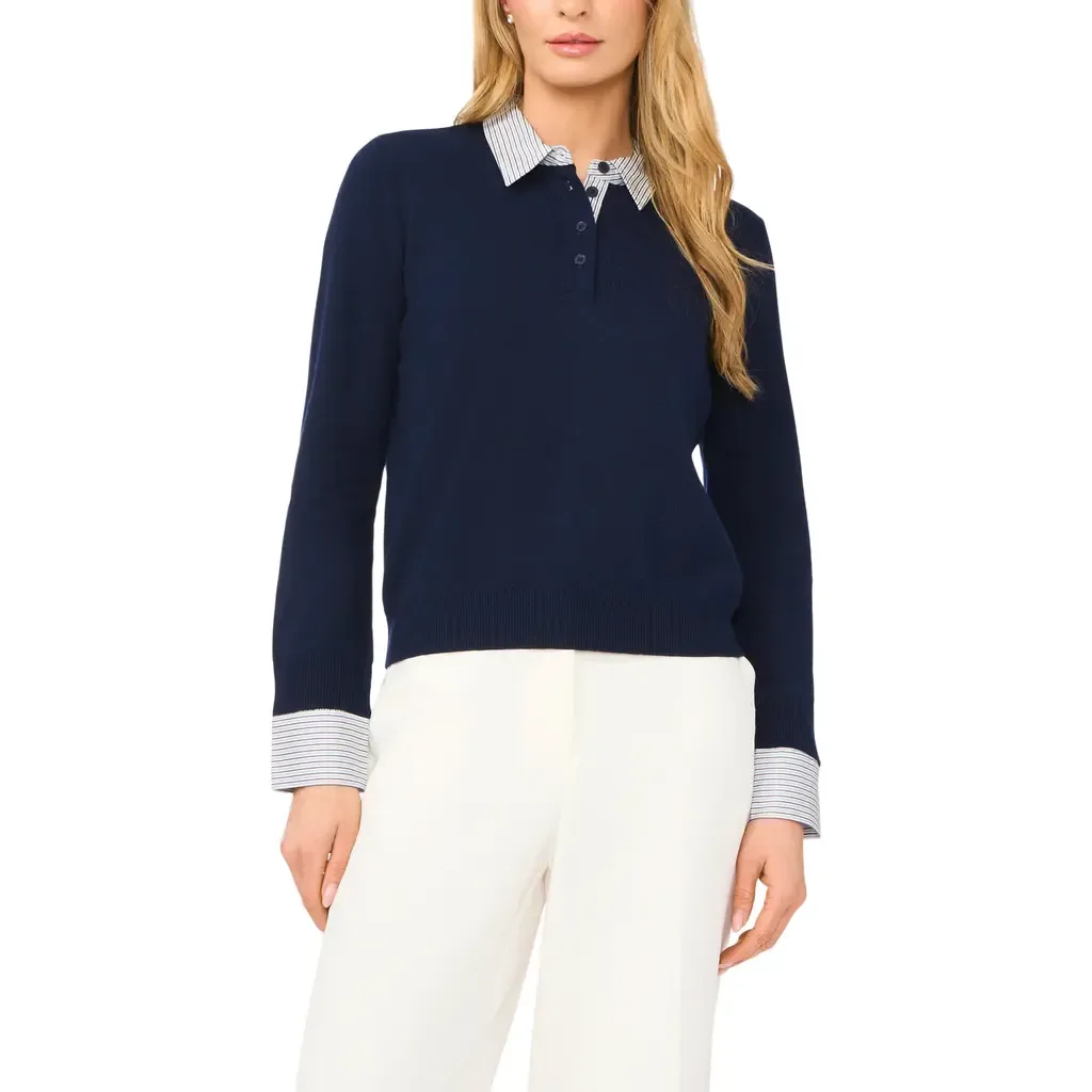 Mixed Media Henley by halogen(r)