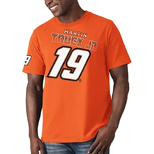 Starter Orange Martin Truex Jr Special Teams T-Shirt by STARTER