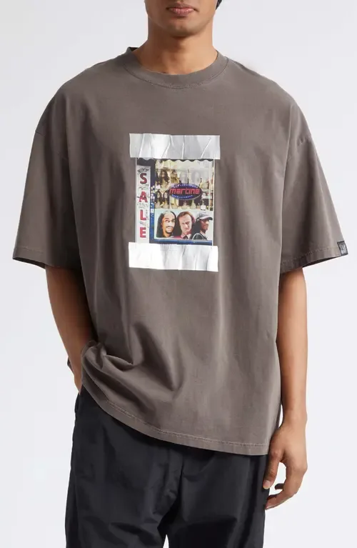 Oversize Cotton Graphic T-Shirt by Martine Rose