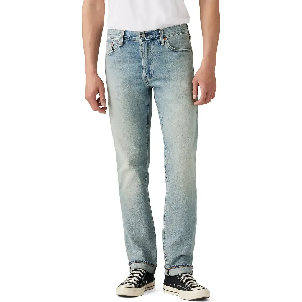 511™ Slim Fit Stretch Selvedge Jeans by levi's