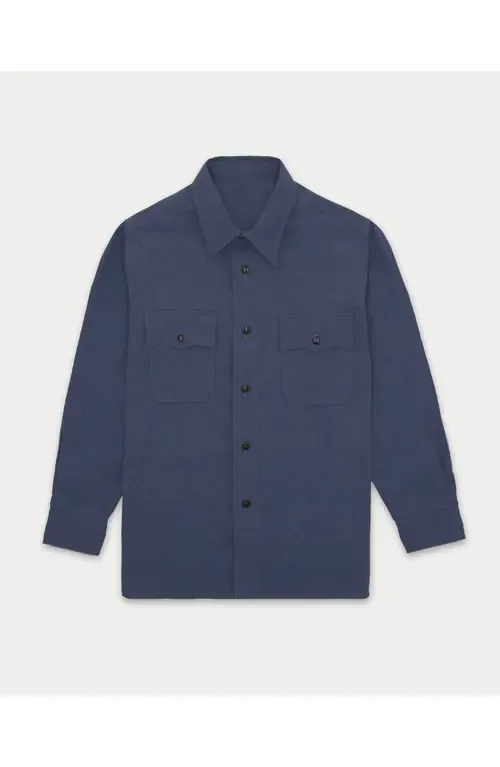 CPO 2.0 Cotton Overshirt with Corozo Buttons by Fortela