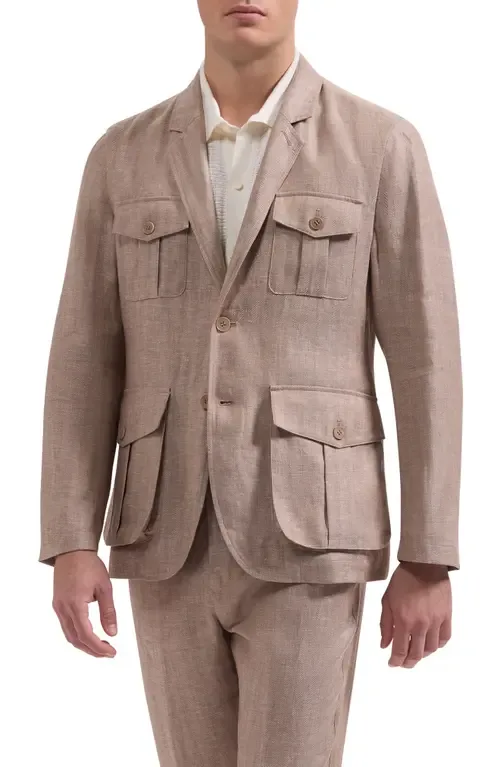 Linen Safari Jacket by Bugatchi
