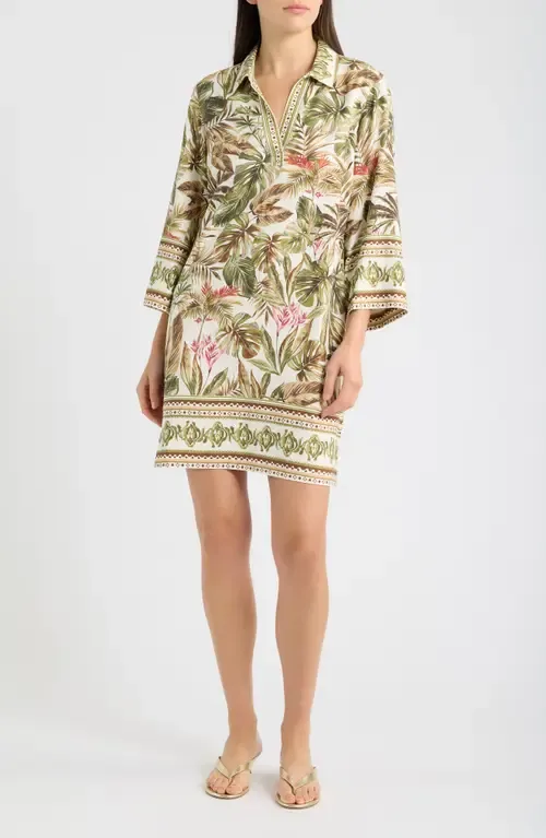 Fuji Hidden Coast Silk Shift Dress by Tommy Bahama