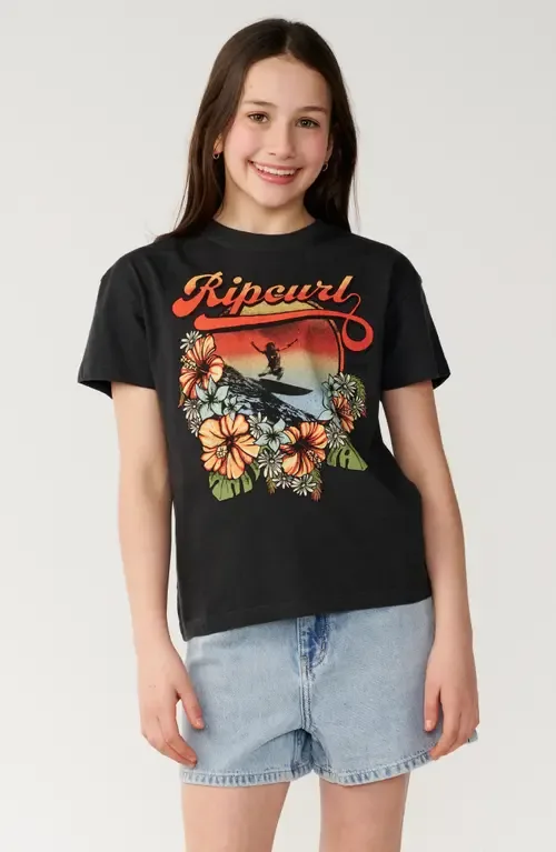 Wave Graphic Crop T-Shirt by Rip Curl
