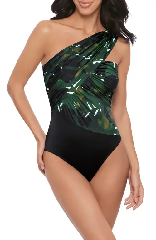Palmetto Goddess Convertible Strap One-Piece Swimsuit by Magicsuit®