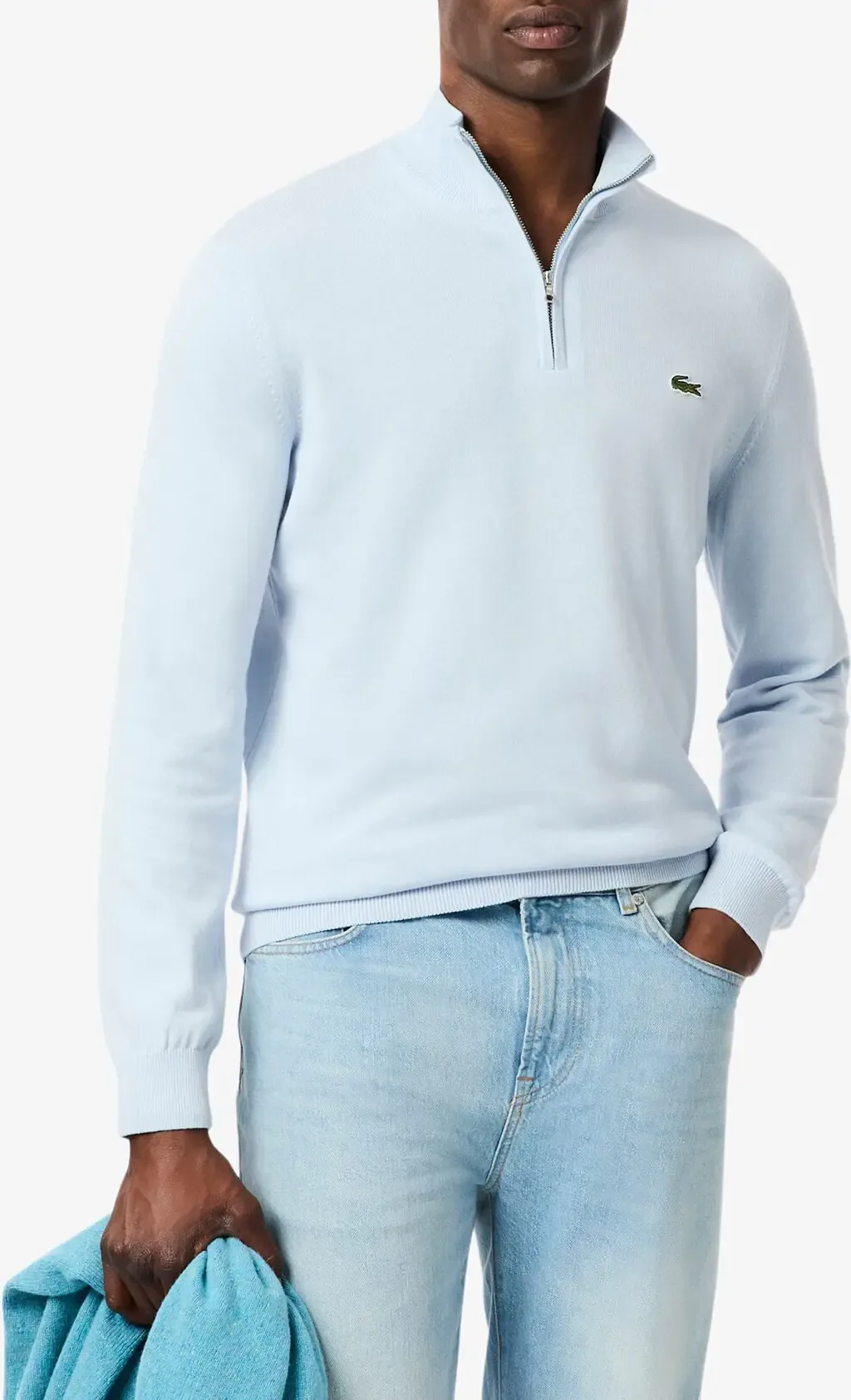 Regular Fit Quarter Zip Sweater