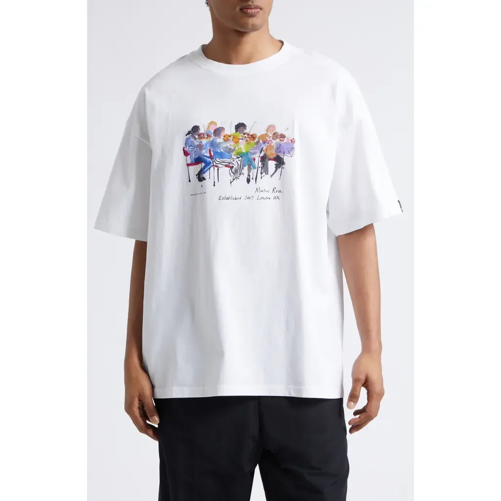 Short Sleeve Oversize Graphic T-Shirt by Martine Rose