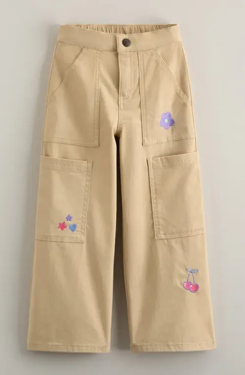 Embroidered Straight Leg Cargo Pants by Tucker + Tate