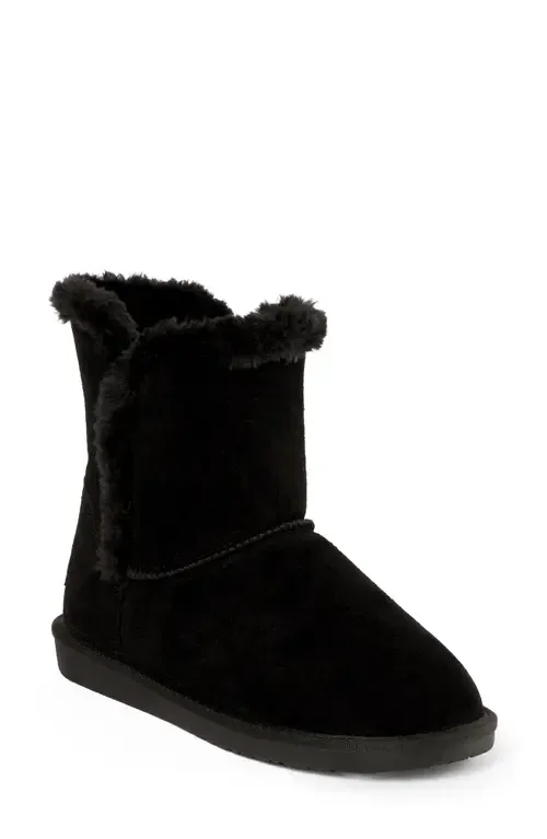 Milltown Water Resistant Faux Fur Bootie by Minnetonka