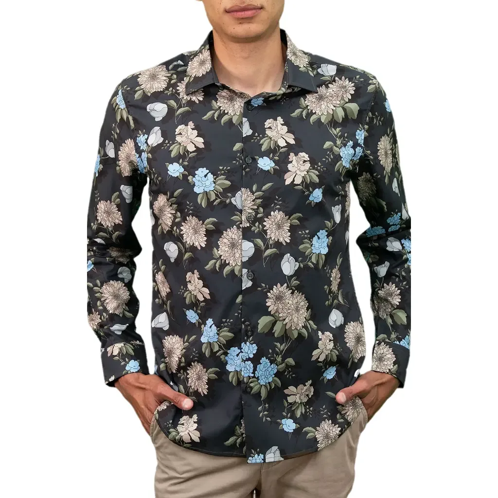 Nigel Button-Up Shirt by Lords of Harlech