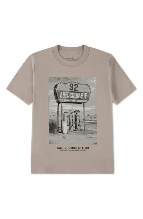 Gas Station Photo Graphic T-Shirt by abercrombie kids