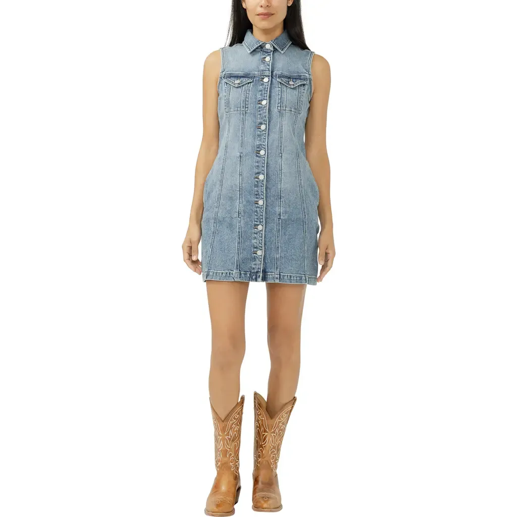 Silver Jeans Co. '90s Denim Minidress by Silver Jeans Co.