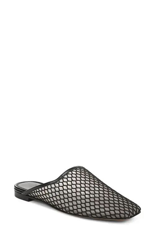 Dakota II Mule in Black Mesh by Vince