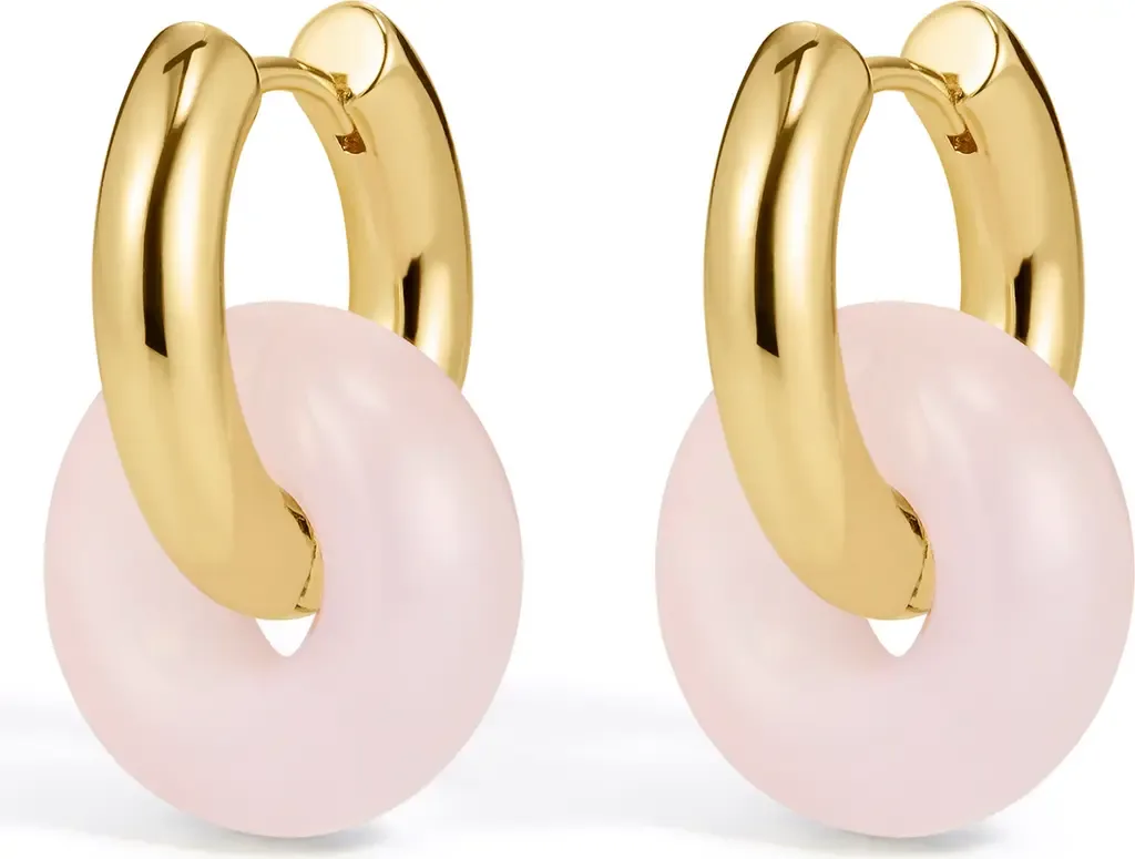 Rio Washer Hoop Earrings by Luv AJ