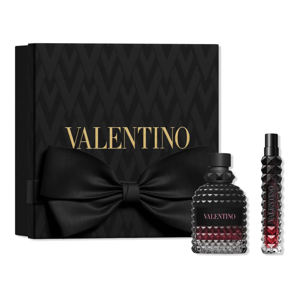 Uomo Born in Roma Eau De Parfum Intense 2 Piece Holiday Fragrance Gift Set by Valentino