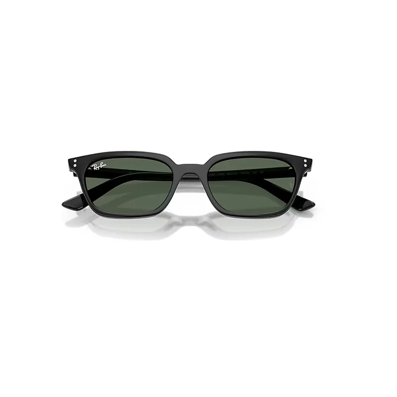 Zaya Bio-Based Sunglasses Black Frame Green Lenses by Ray-Ban