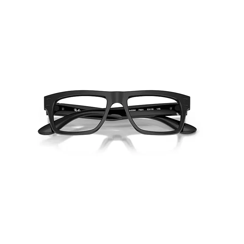 Rb5459m Optics Scuderia Ferrari Collection Eyeglasses Black Frame Transparent Lenses Polarized by Ray-Ban