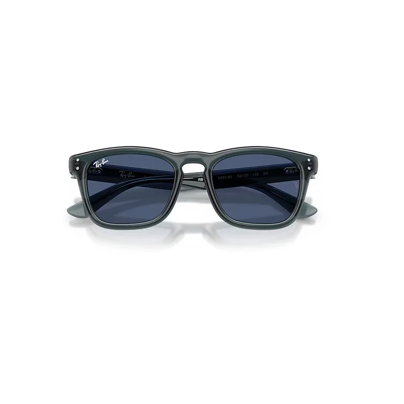 Rb2238 Sunglasses Transparent Blue Frame Blue Lenses by Ray-Ban