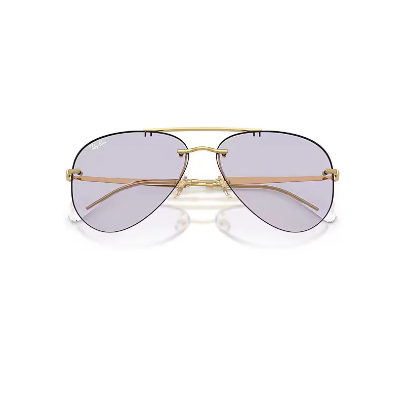 Rb3791 Transitions ® Color Touch ™ Lenses Sunglasses Arista Frame Violet Lenses by Ray-Ban