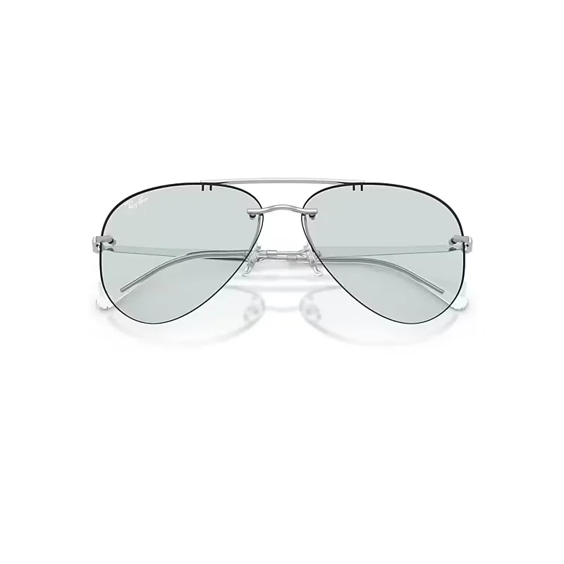 Rb3791 Transitions ® Color Touch ™ Lenses Sunglasses Silver Frame Green Lenses by Ray-Ban