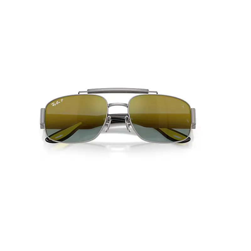 Rb3797m Scuderia Ferrari Collection Polarized+ Lenses Sunglasses Gold Lenses Polarized