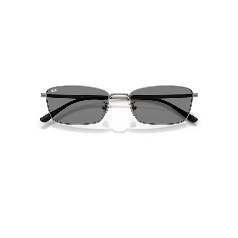 Rb8069d Titanium Sunglasses Grey Lenses by Ray-Ban