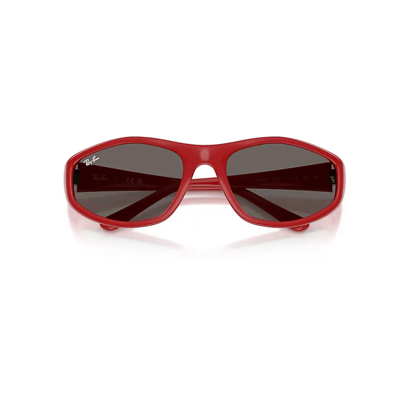 Rb2228 Sunglasses Silver Frame Green Lenses by Ray-Ban