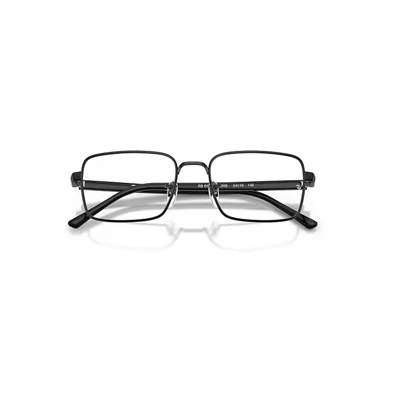 Rb6560 Optics Eyeglasses Black Frame Transparent Lenses Polarized by Ray-Ban