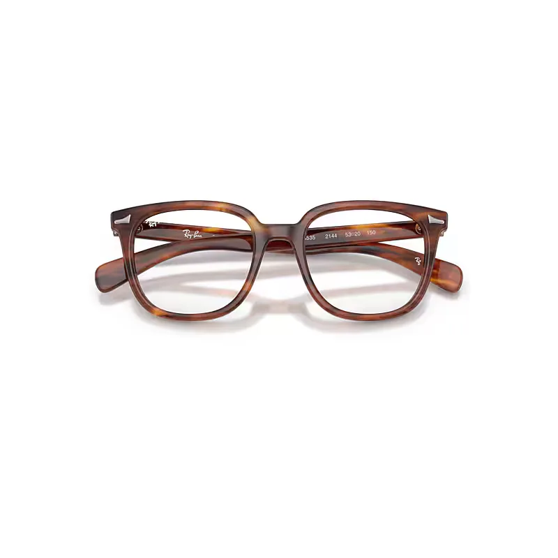 Brunel II Optics Eyeglasses Havana Frame Transparent Lenses Polarized