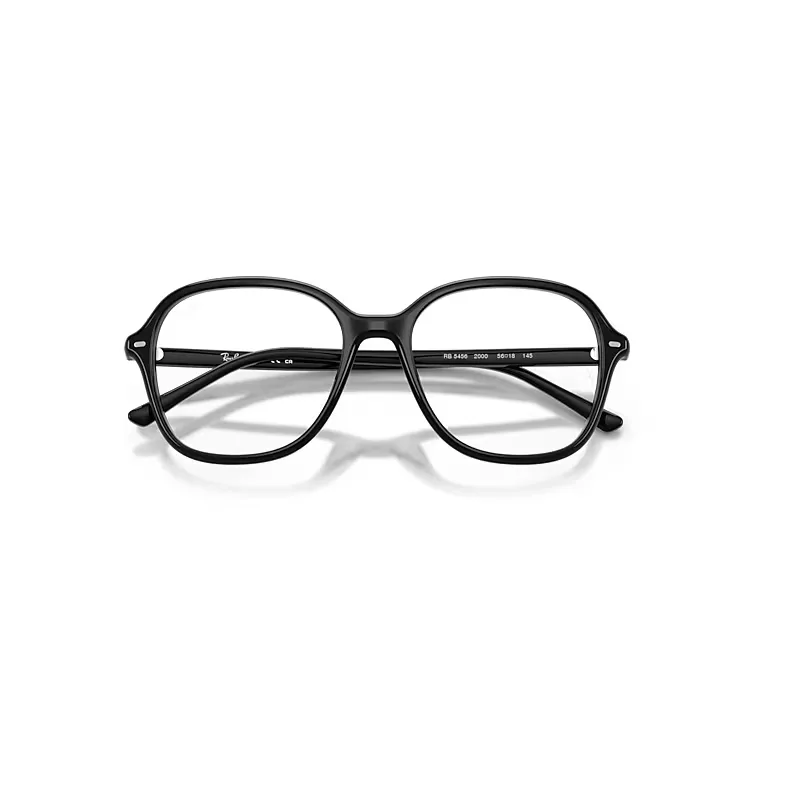 Rb5456 Optics Eyeglasses Black Frame Transparent Lenses Polarized by Ray-Ban