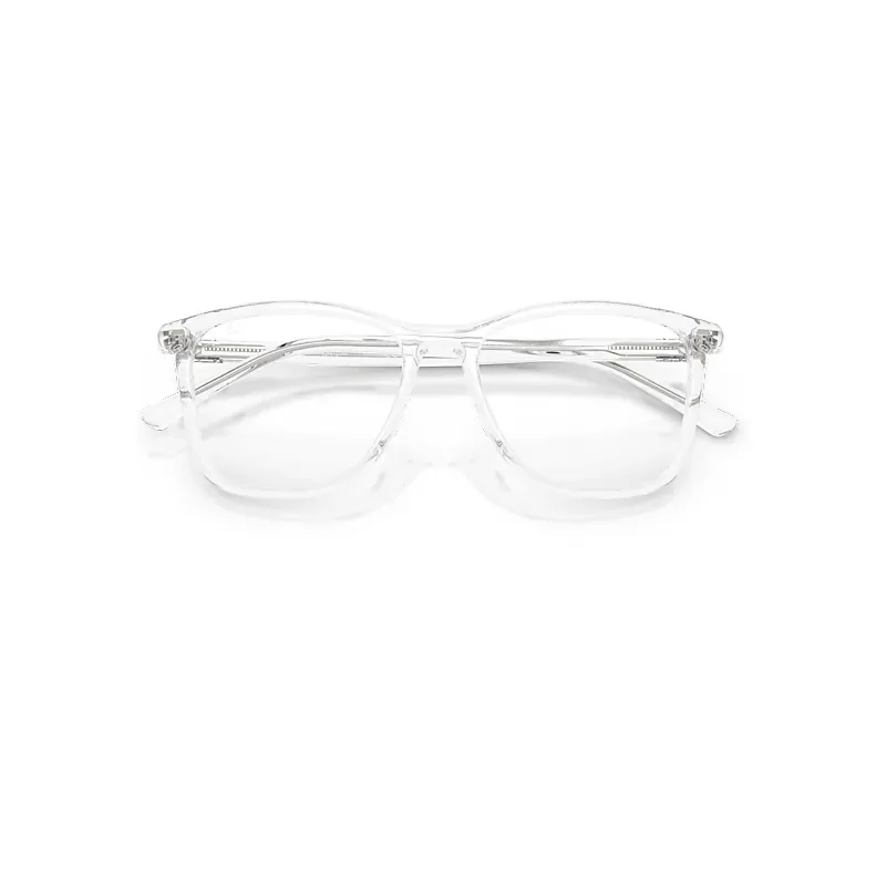 Rb5455 Optics Eyeglasses Transparent Frame Transparent Lenses Polarized by Ray-Ban