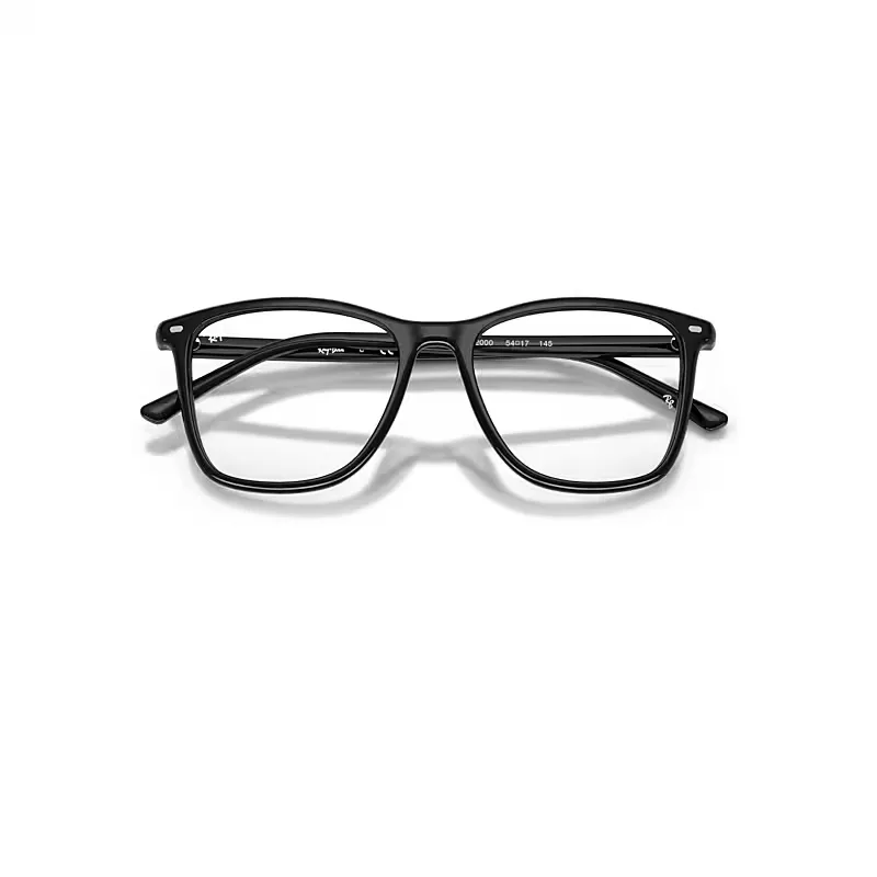 Rb5455 Optics Eyeglasses Black Frame Transparent Lenses Polarized by Ray-Ban