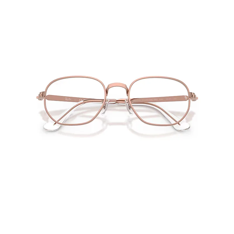 Hexagonal Max Optics Eyeglasses Transparent Lenses Polarized by Ray-Ban