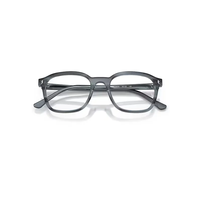 Rb5460 Optics Eyeglasses Striped Blue Frame Transparent Lenses Polarized